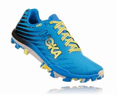 Hoka One One Women's EVO Jawz Trail Running Shoes Blue (HO0531) Australia